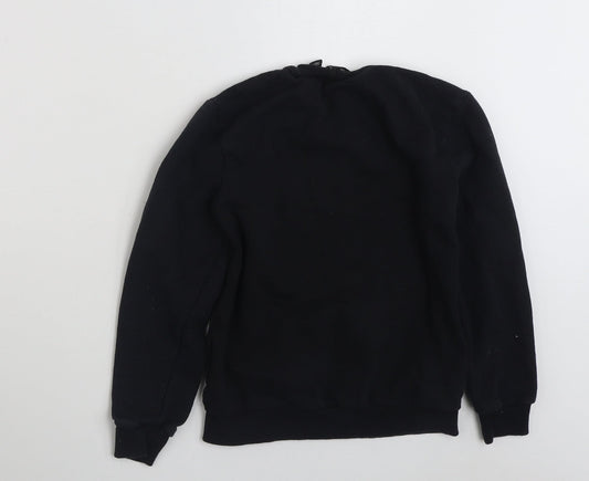 Primark Girls Black  Polyester Pullover Sweatshirt Size M  Pullover - Fortnite