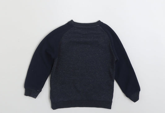 Primark Boys Blue  Polyester Pullover Sweatshirt Size 2-3 Years  Pullover - One Epic Kid