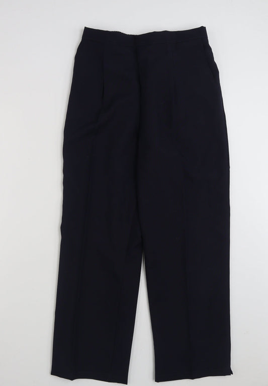 Preworn Womens Blue  Polyester Trousers  Size 16 L26 in Regular