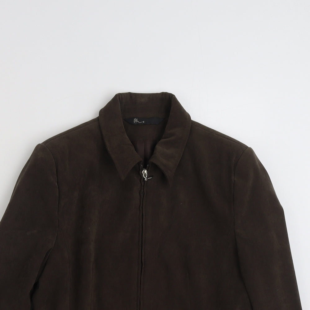 BHS Womens Brown   Jacket Blazer Size 14  Zip