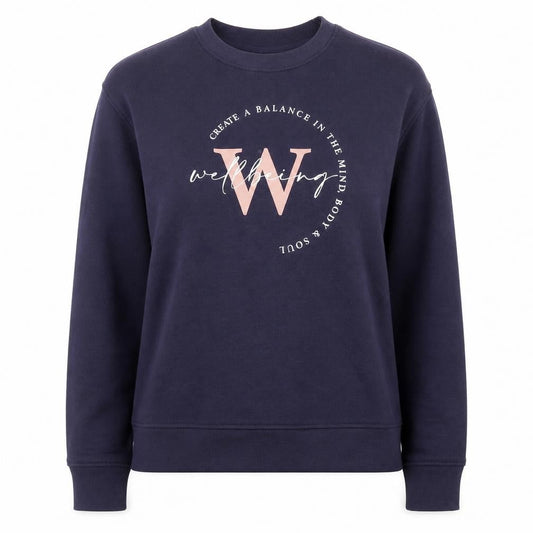 Primark Womens Blue  Polyester Pullover Sweatshirt Size 10  Pullover