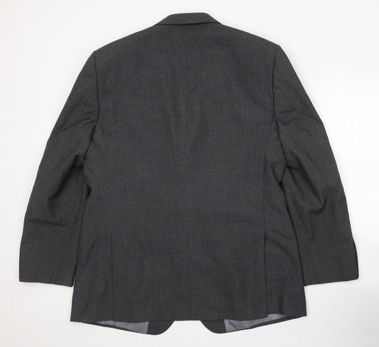 Marks and Spencer Mens Grey  Polyester Jacket Suit Jacket Size M