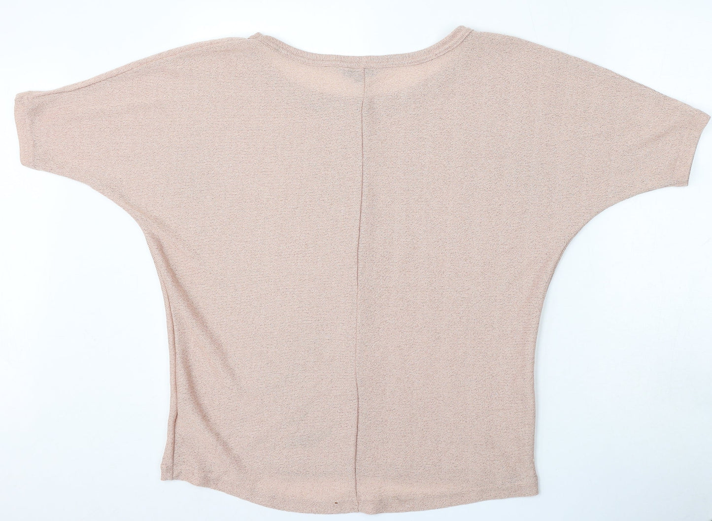NEXT Womens Pink Round Neck  Viscose Pullover Jumper Size 8