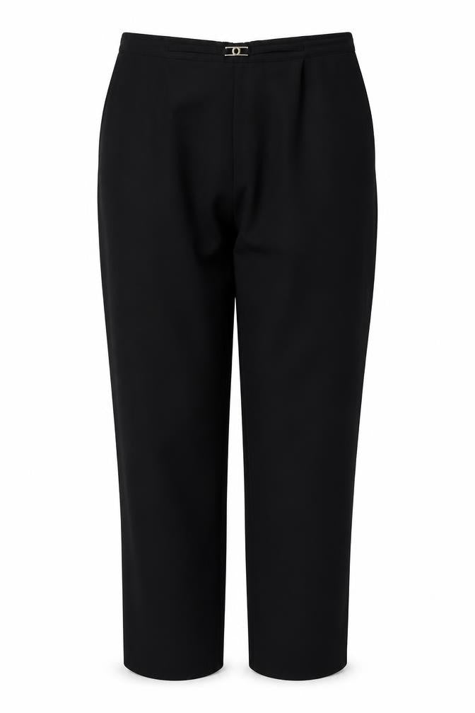 Classics Womens Black  Polyester Trousers  Size 18 L30 in Regular