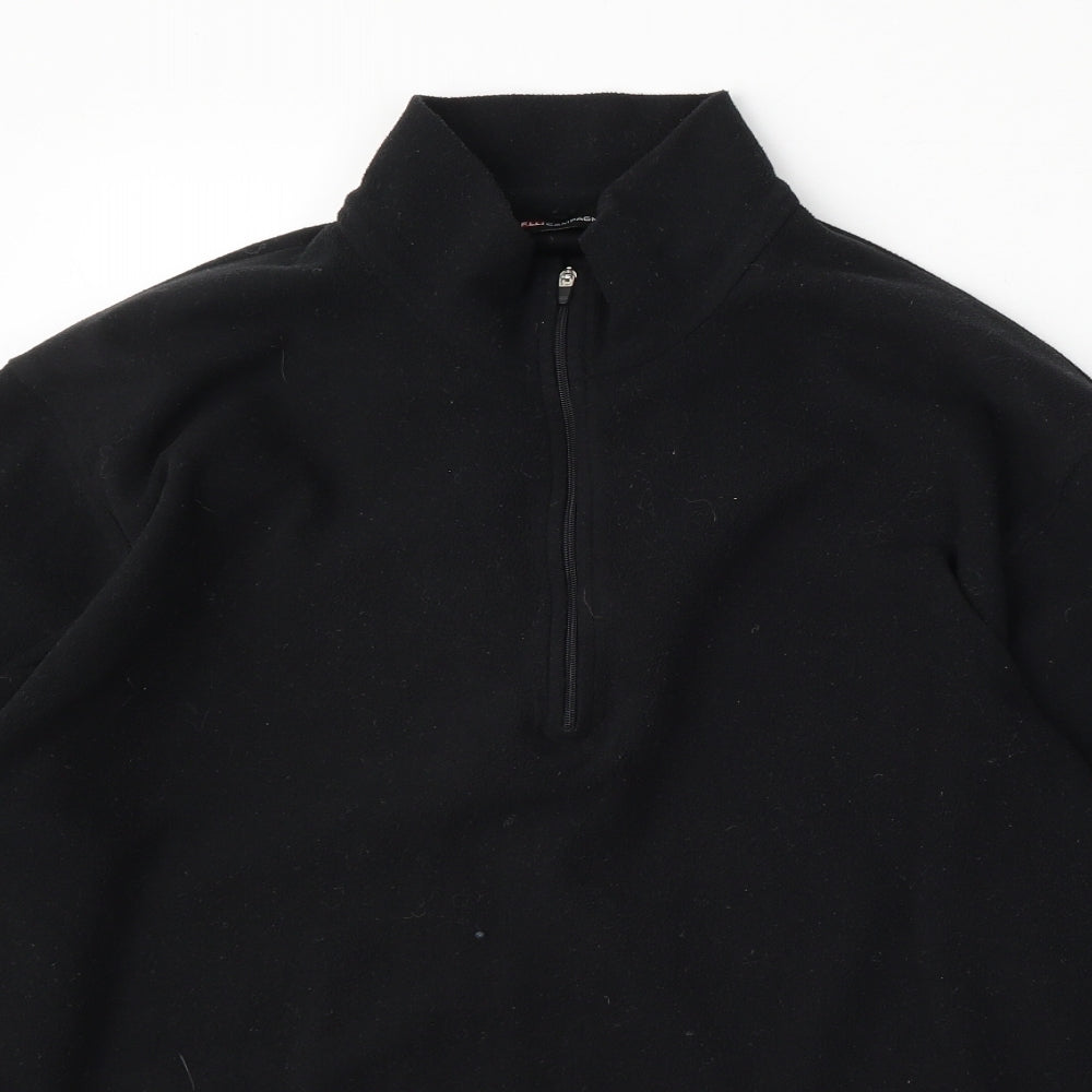 Elli Campagnolo Mens Black  Polyester Pullover Sweatshirt Size L