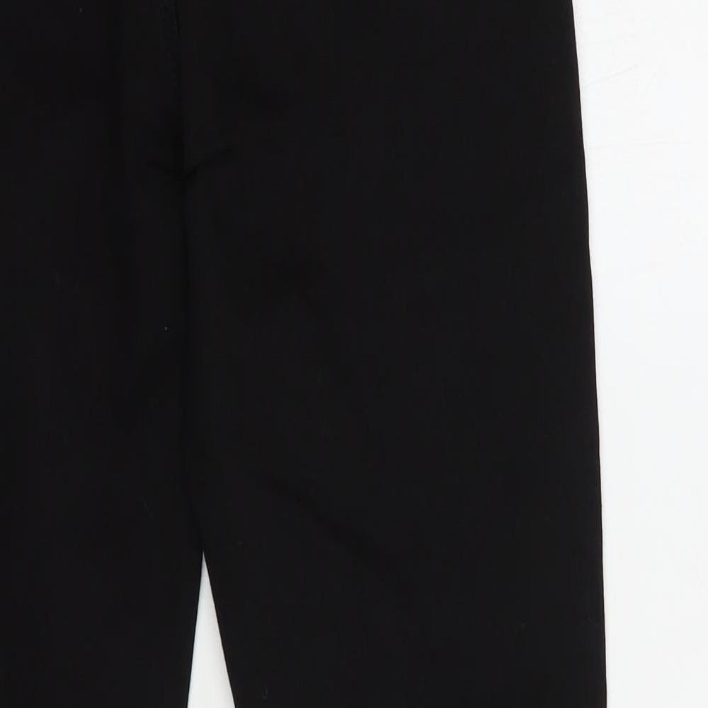 Denim Co. Womens Black  Cotton Skinny Jeans Size 12 L28 in Regular Button