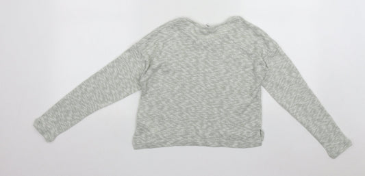 New Look Girls Green Round Neck  Polyester Pullover Jumper Size 10-11 Years