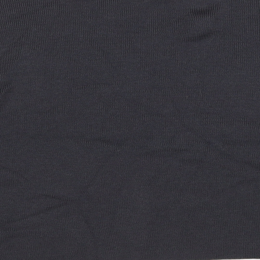 New Look Womens Grey Boat Neck  Acrylic Pullover Jumper Size 12