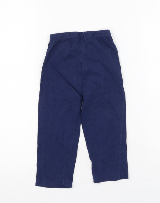 Primark  Girls Blue  Cotton Jegging Trousers Size 2 Years  Regular