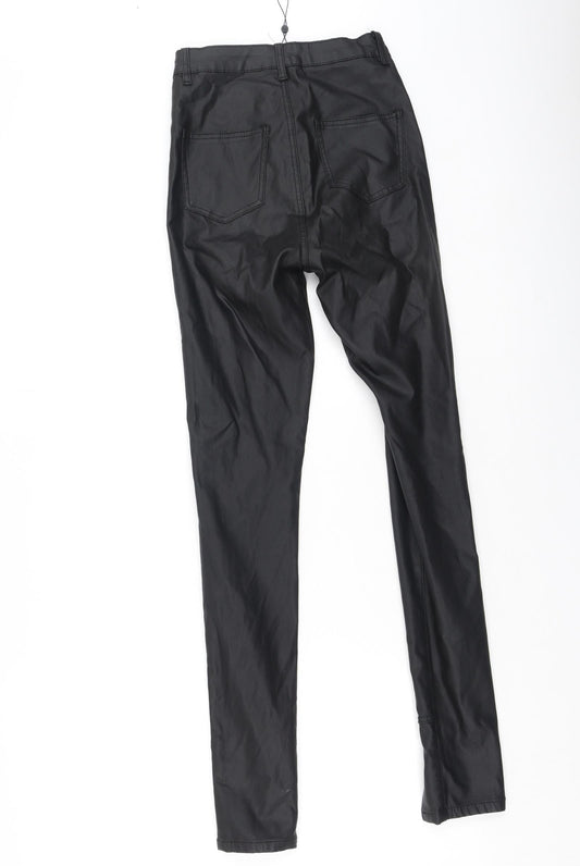 Missguided Womens Black  Cotton Jegging Jeans Size 6 L28 in Regular