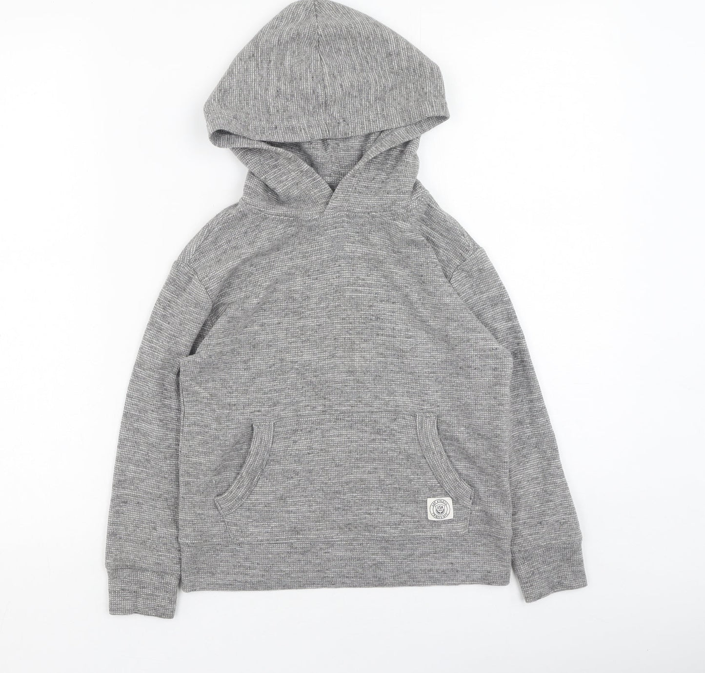 Gap  Boys Grey  Cotton Pullover Hoodie Size S