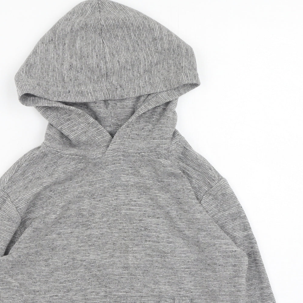 Gap  Boys Grey  Cotton Pullover Hoodie Size S