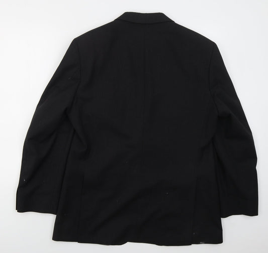 Marks and Spencer Mens Grey  Wool Jacket Suit Jacket Size 40