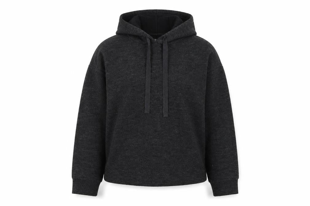 MNG Womens Grey  Polyester Pullover Hoodie Size M  Pullover