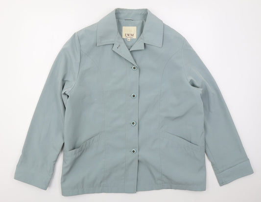 EWM Womens Blue   Jacket  Size 18  Button