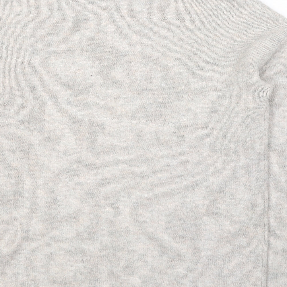 NEXT Womens Grey Round Neck  Acrylic Pullover Jumper Size 10