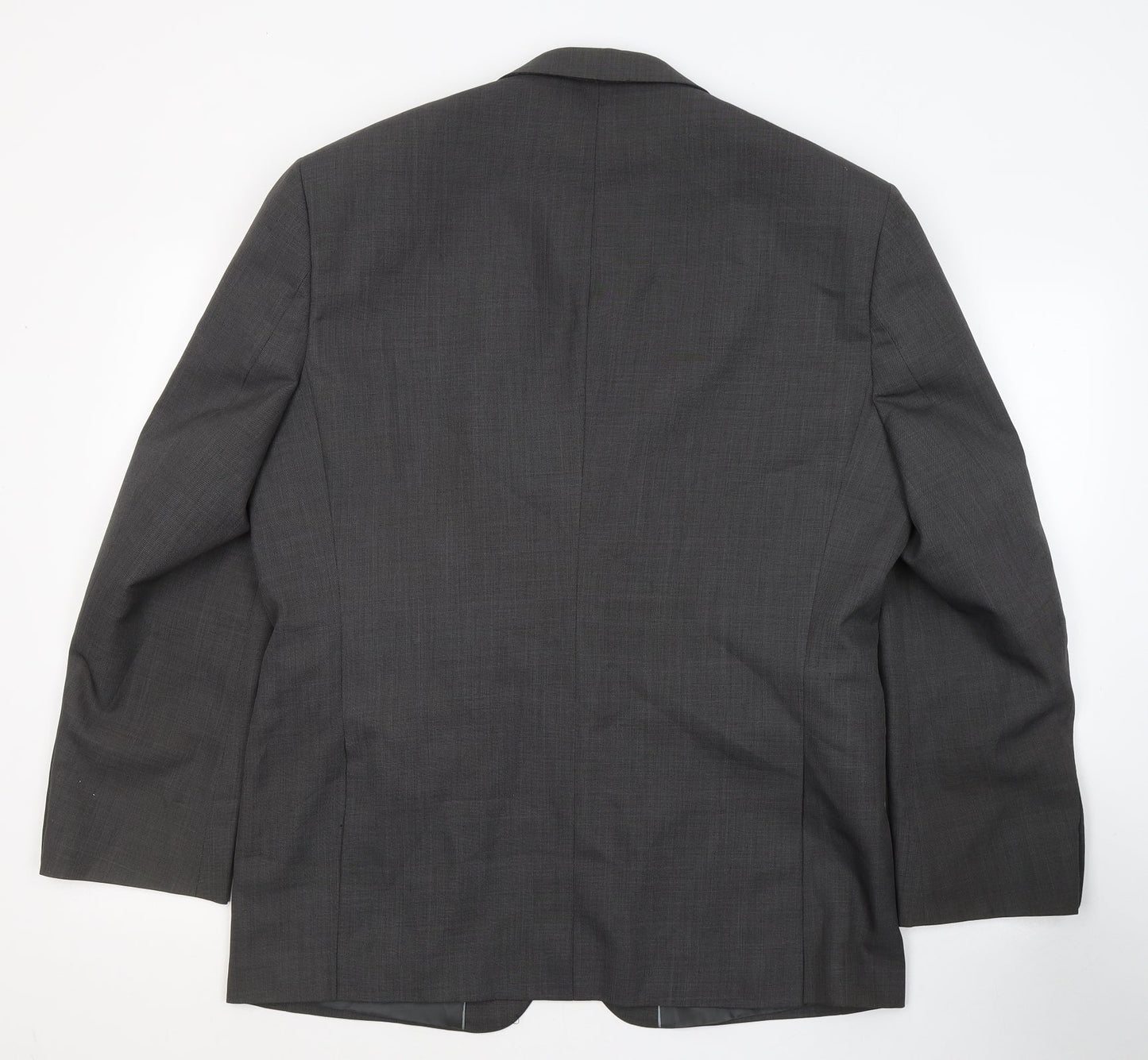 Greenwoods Mens Grey  Polyester Jacket Suit Jacket Size L