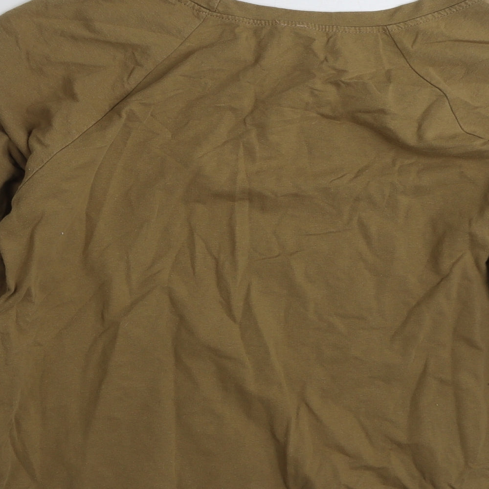 New Collection Womens Brown  Cotton Pullover Sweatshirt Size M  Pullover - Love Heart