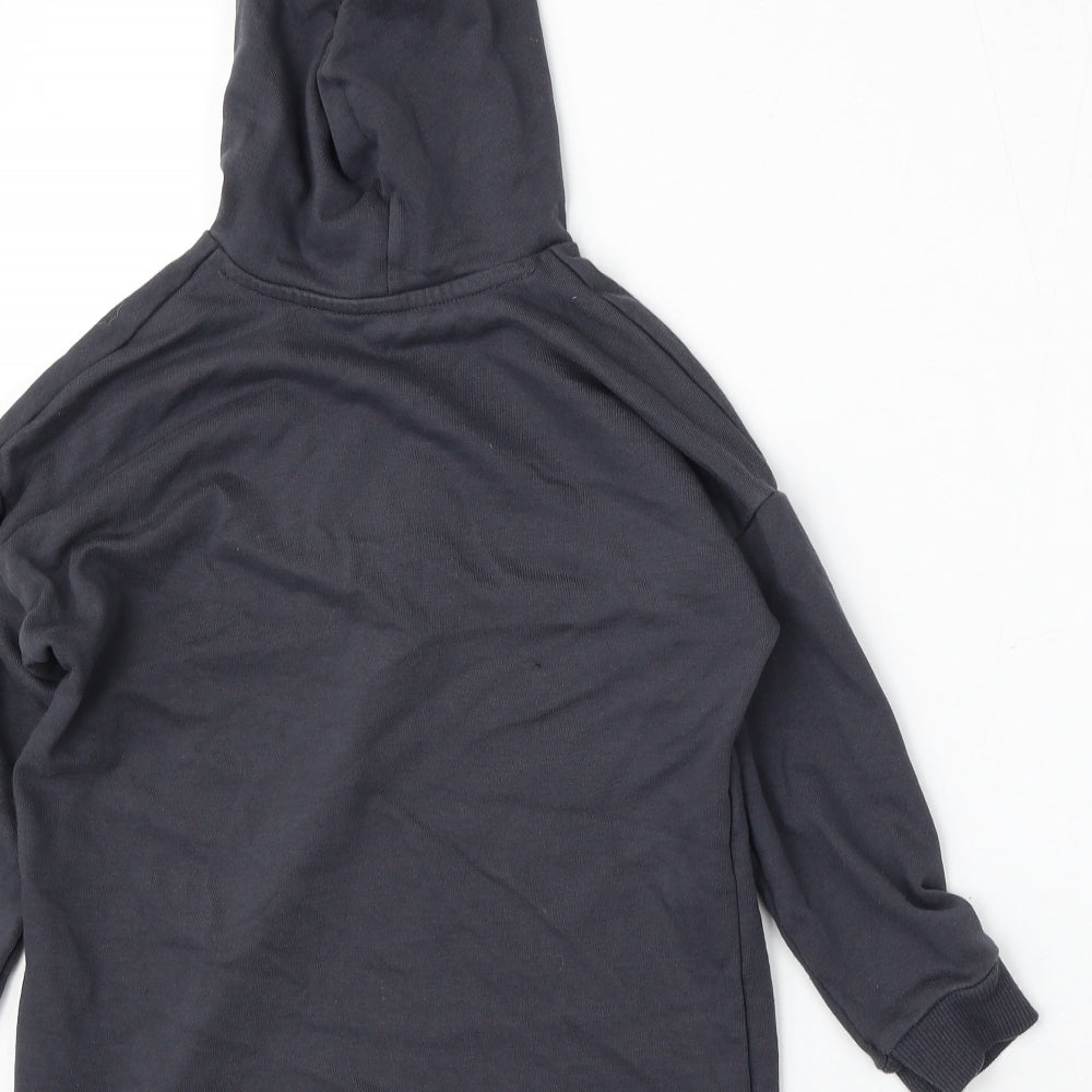 George Girls Blue  Polyester Pullover Hoodie Size 5-6 Years
