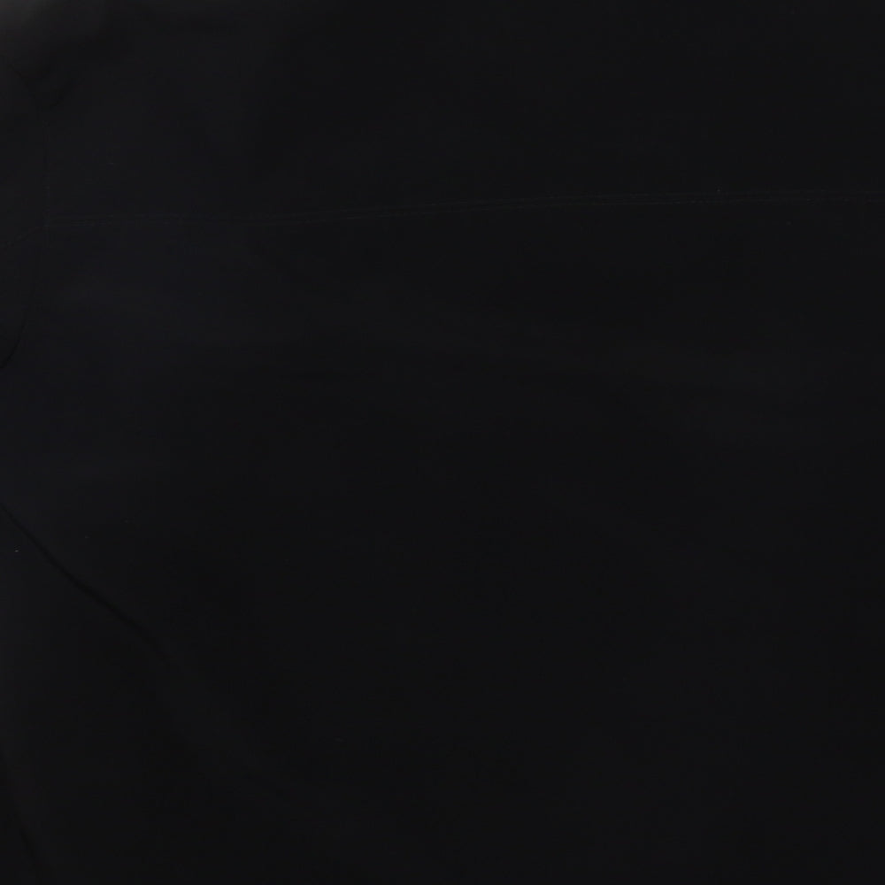 Jonathon Adams Mens Black   Overcoat Coat Size M  Zip