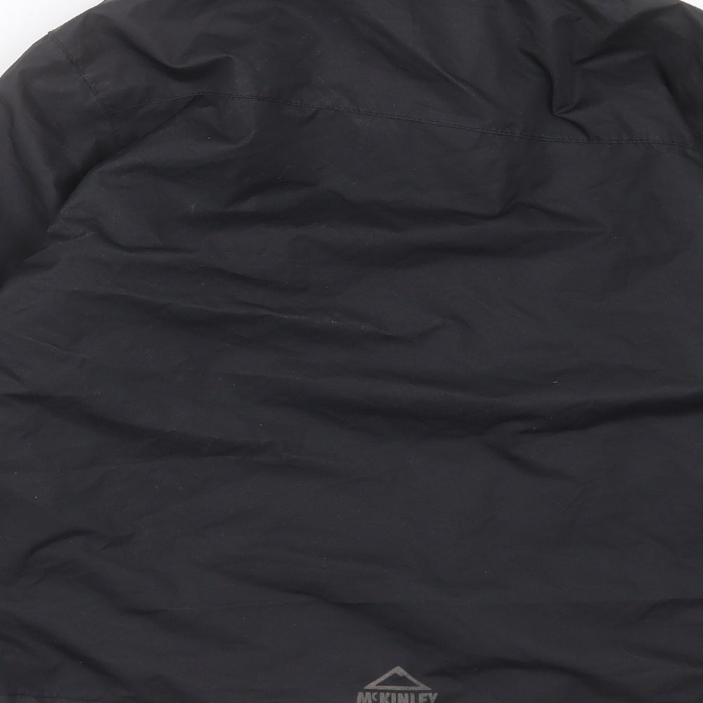 McKINLEY Boys Black   Jacket  Size 8 Years  Zip