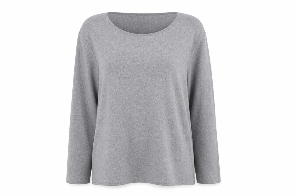 Bonmarché Womens Grey Polyester Pullover Sweatshirt Size 20 Pullover