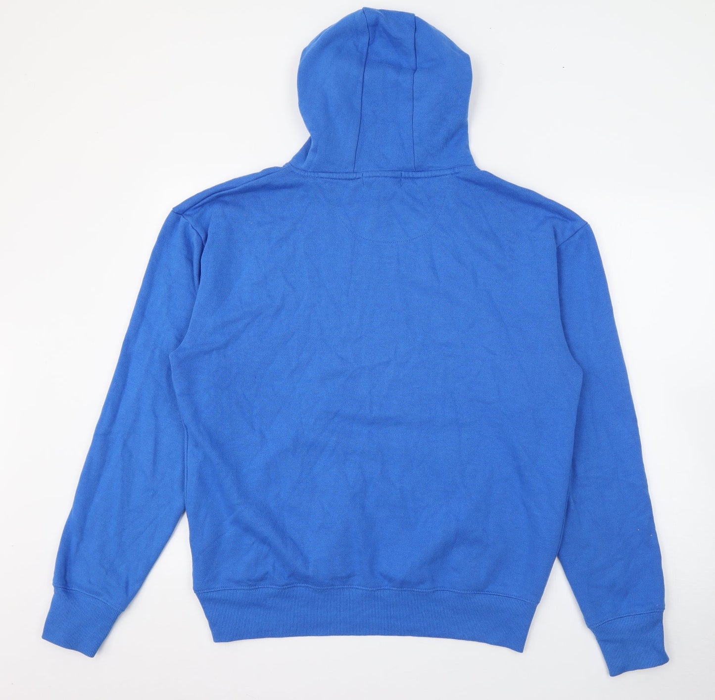 Primark Mens Blue  Cotton Pullover Hoodie Size L