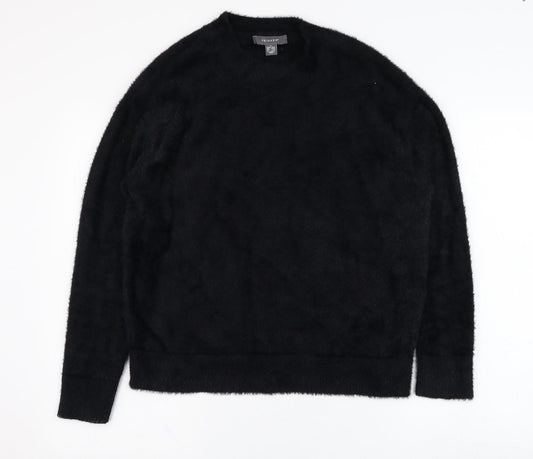 Primark Womens Black  Nylon Pullover Sweatshirt Size 10  Pullover