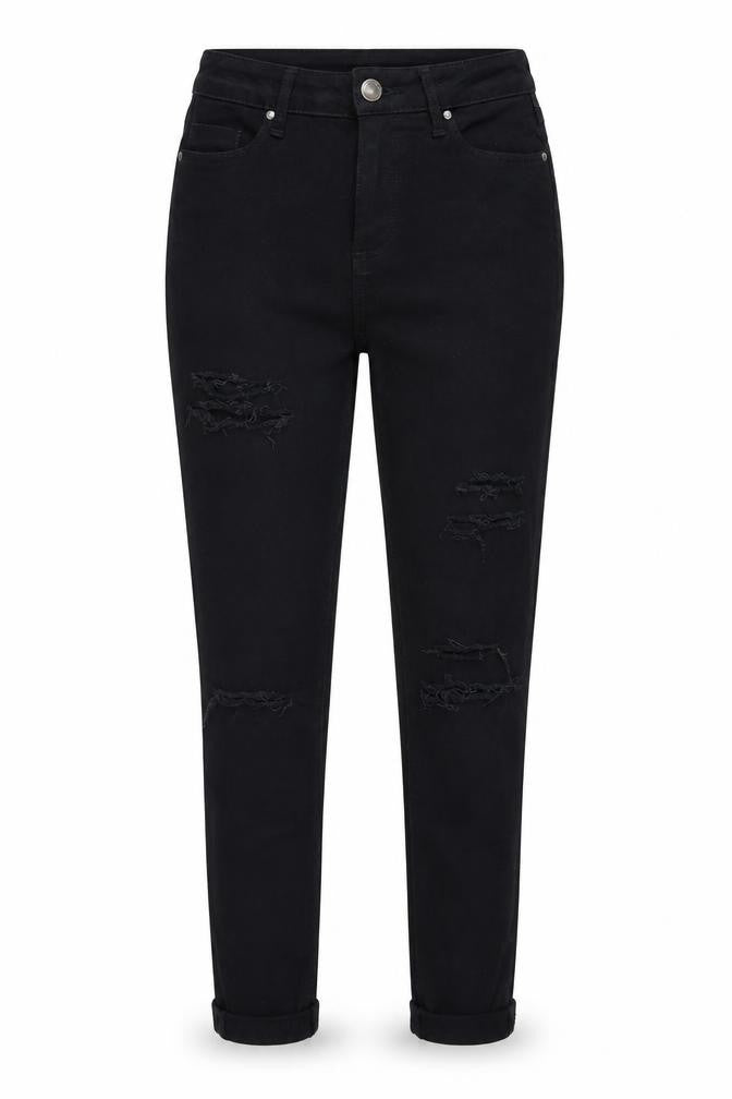 Miss Selfridge Womens Black  Cotton Skinny Jeans Size 8 L24 in Regular Zip