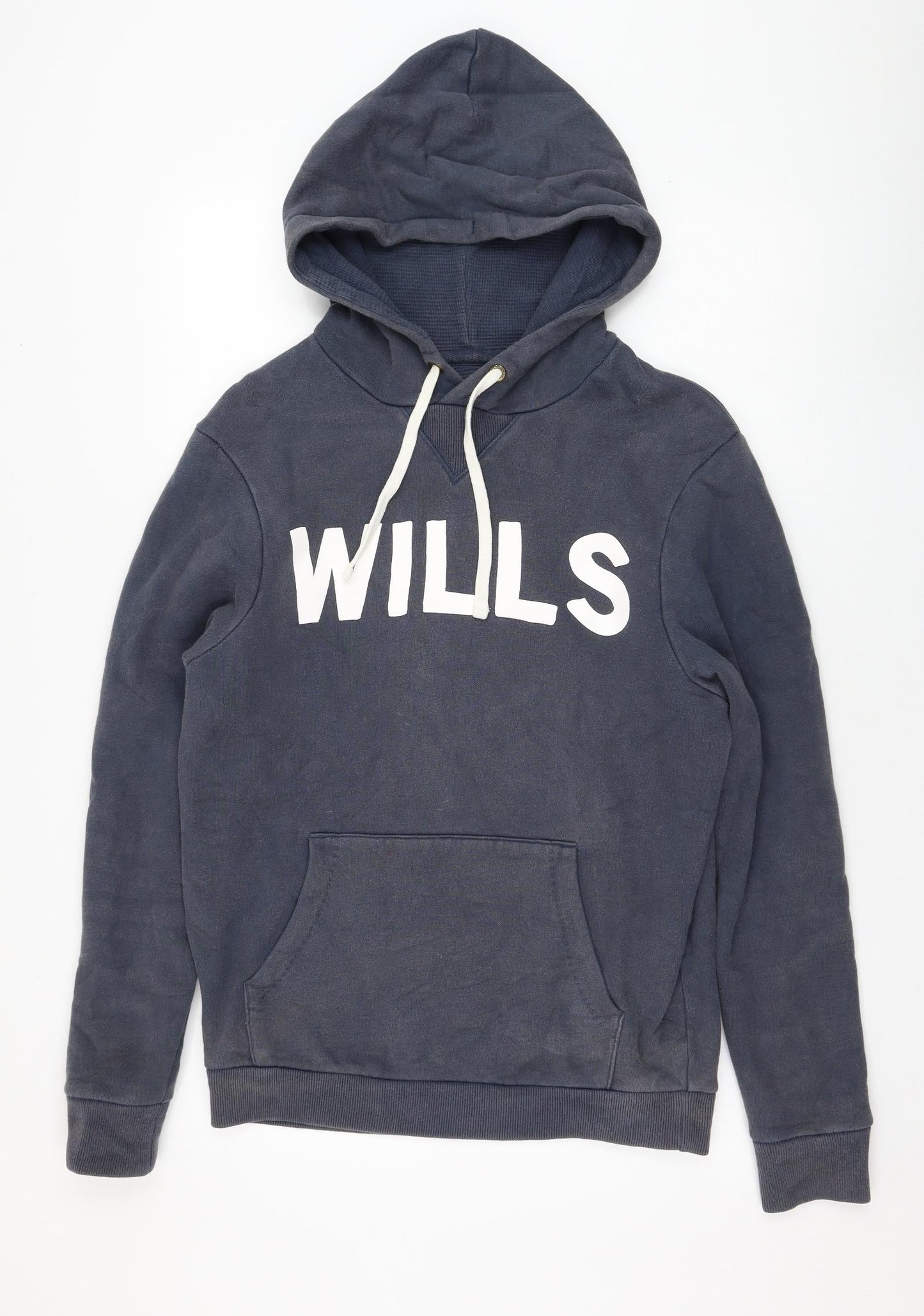 Jack Wills Mens Blue  Cotton Pullover Hoodie Size XS