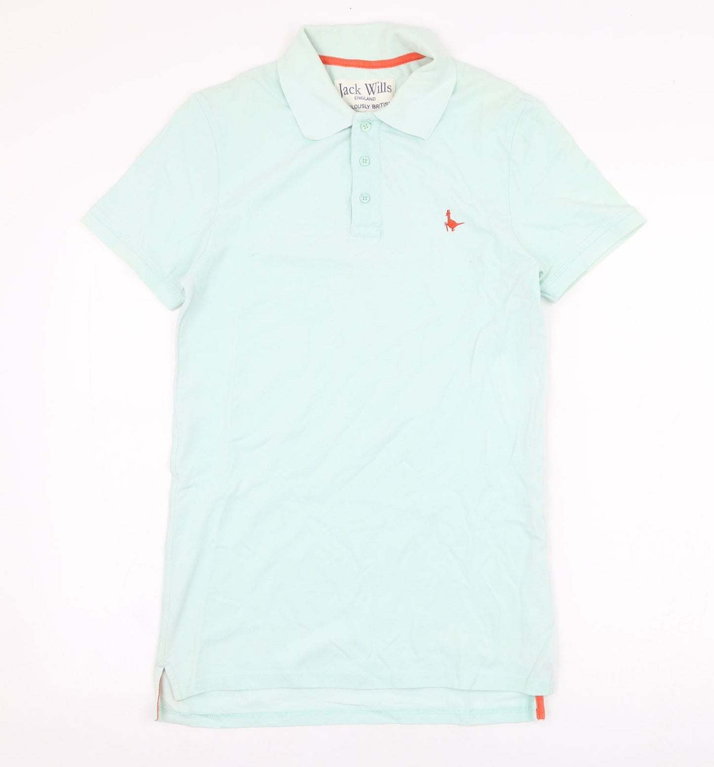 Jack Wills Mens Green  Cotton  Polo Size XS Collared Pullover