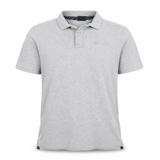 Defused Mens Grey  Polyester  Polo Size L Collared Button - Defused logo