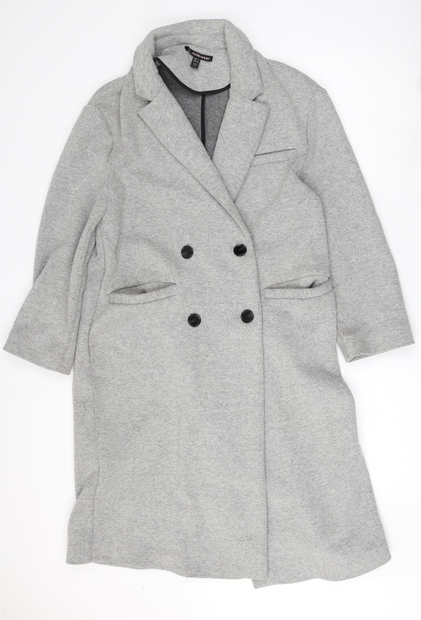 TRF Outerwear Womens Grey   Jacket  Size S  Button