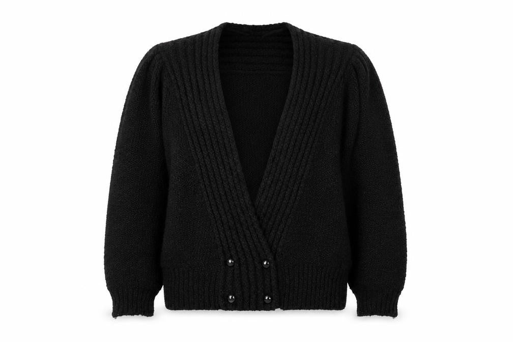 Hamells Womens Blue V-Neck  Acrylic Cardigan Jumper Size 10