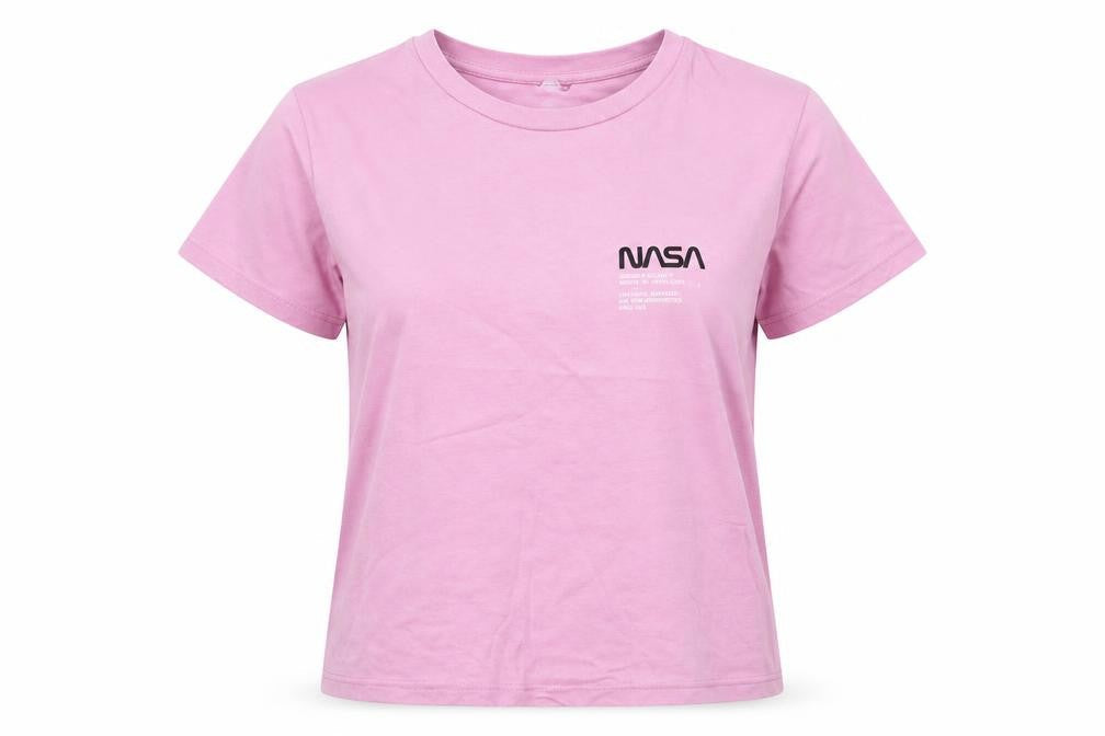 H&M Womens Purple  100% Cotton Basic T-Shirt Size M Round Neck