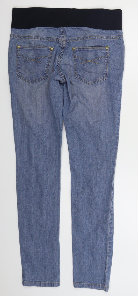 Yes Yes Womens Blue  Cotton Skinny Jeans Size 10 L30 in Regular