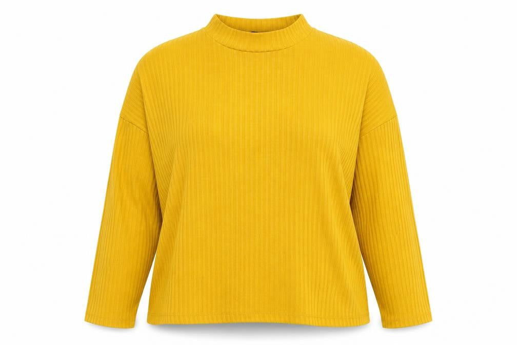 Dunnes Womens Yellow  Viscose Pullover Sweatshirt Size 16  Pullover