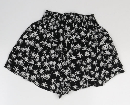 FB Sister Womens Black Geometric Cotton Sailor Shorts Size XS  Regular Pull On