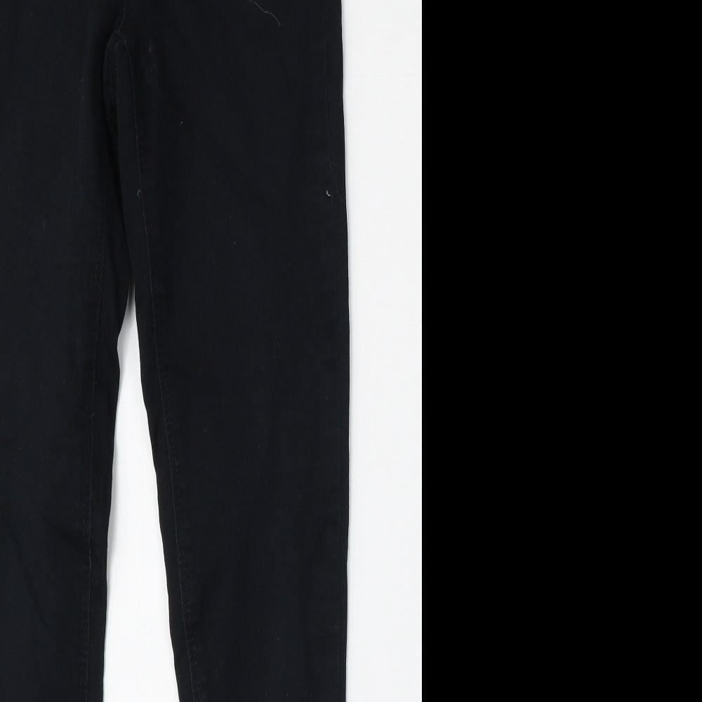 VERO MODA Womens Black  Cotton Skinny Jeans Size 26 L28 in Regular Button
