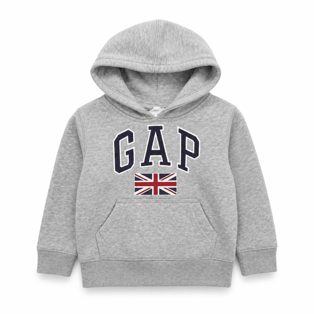 Gap Boys Grey  Cotton Pullover Hoodie Size 2 Years