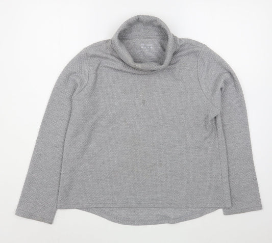 Matalan Womens Grey  Polyester Pullover Sweatshirt Size M  Pullover