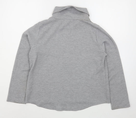 Matalan Womens Grey  Polyester Pullover Sweatshirt Size M  Pullover