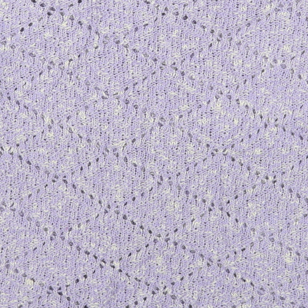 M&Co Womens Purple Boat Neck  Acrylic Pullover Jumper Size M