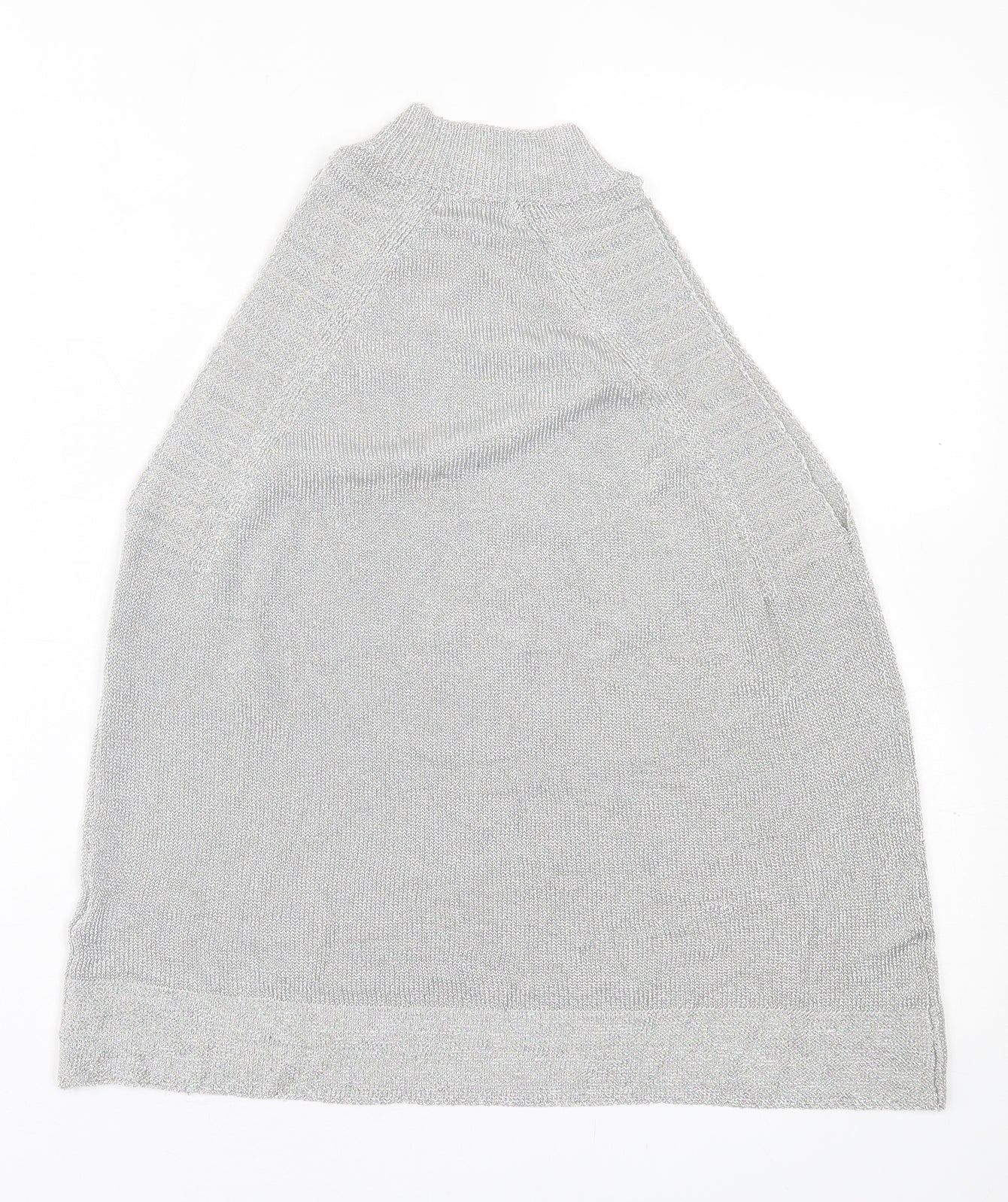 Topshop Womens Silver  Viscose Basic Tank Size M Halter