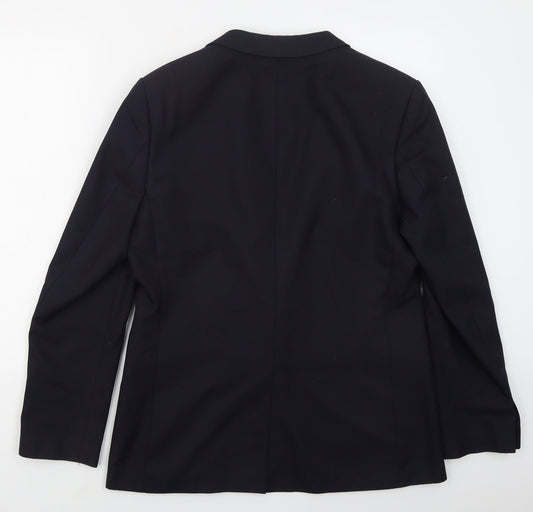 River Island Mens Blue  Polyester Jacket Suit Jacket Size 42