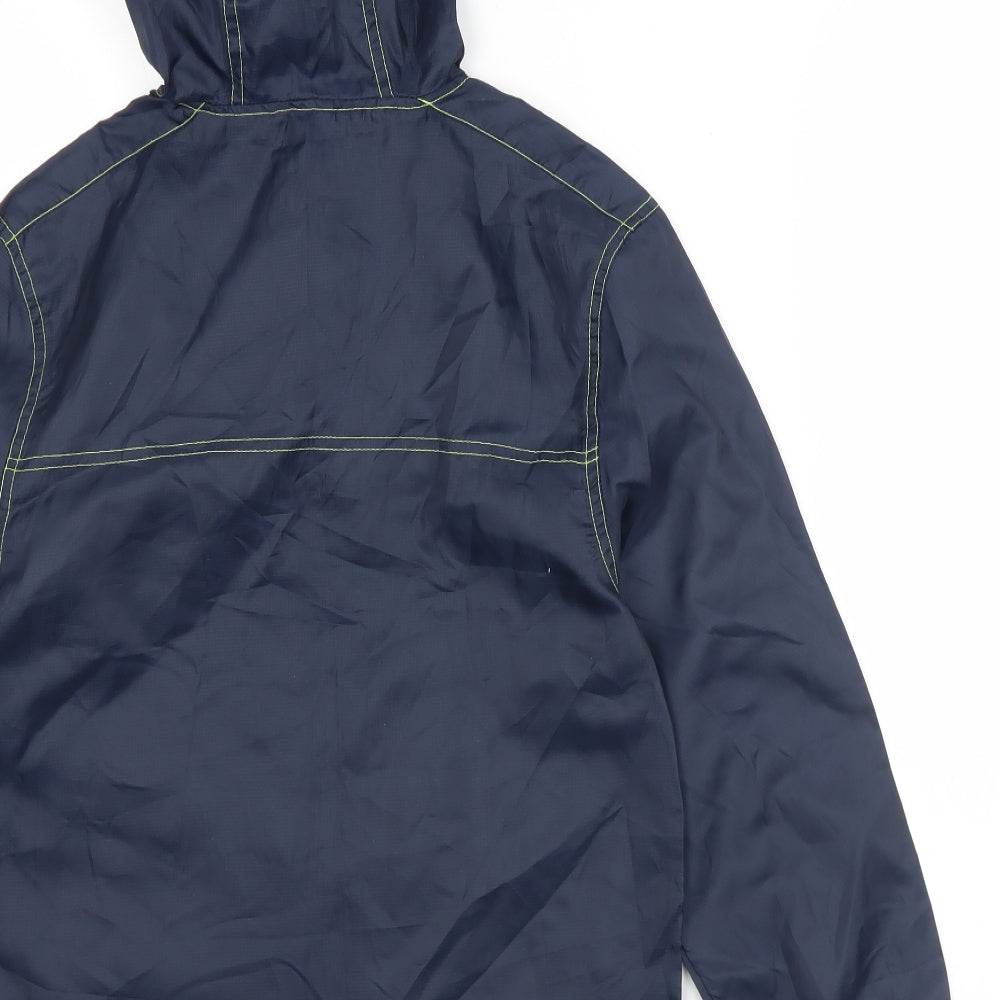 F&F Boys Blue   Windbreaker Jacket Size L  Zip
