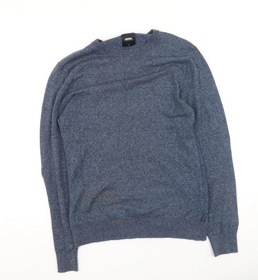 Burton Mens Blue  Cotton Henley Sweatshirt Size S