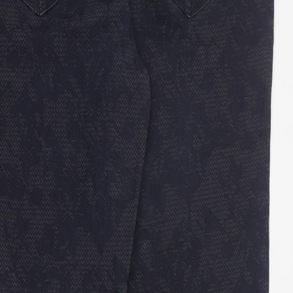 Raphaela Womens Blue  Cotton Skinny Jeans Size 12 L28 in Regular Zip