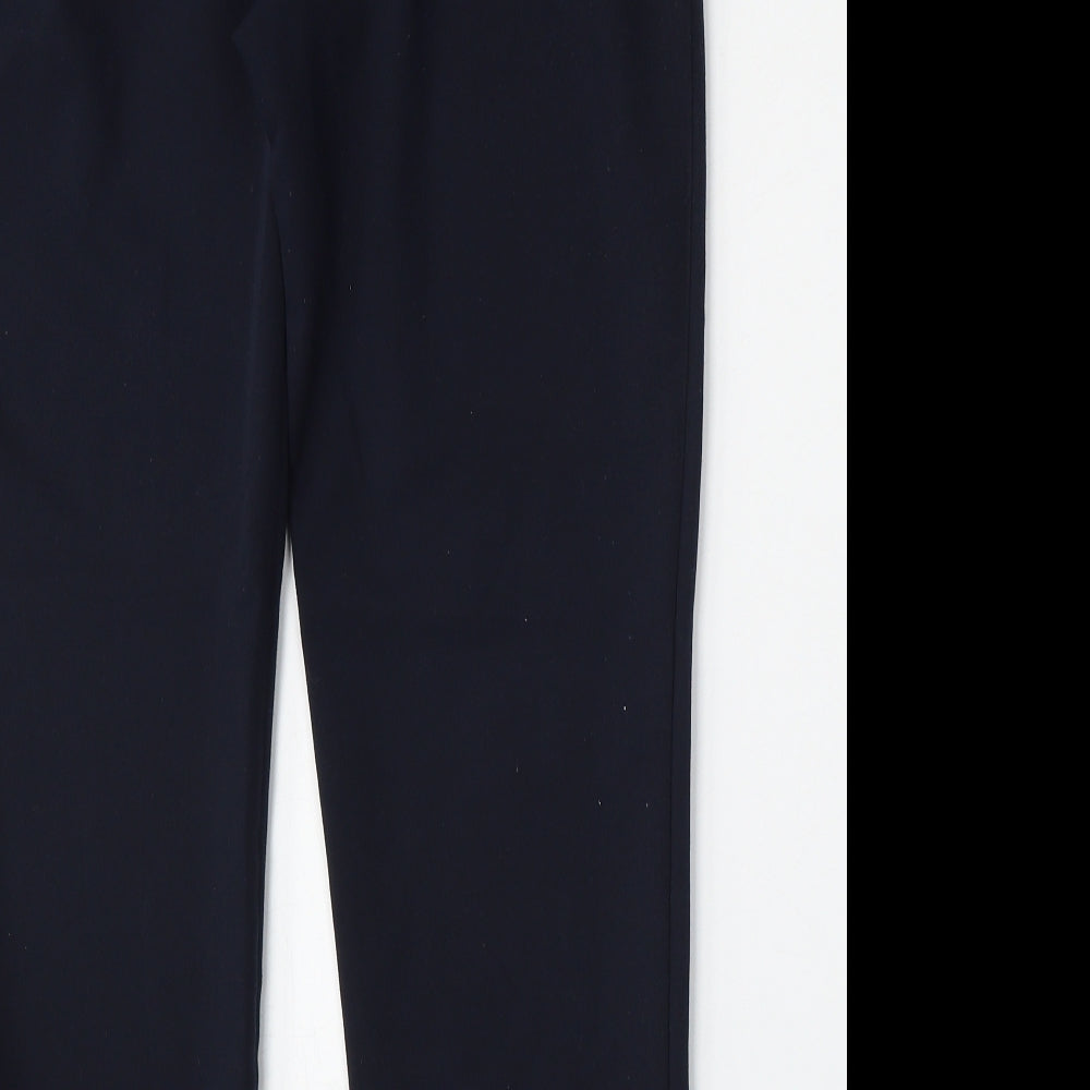 Dorothy Perkins Womens Blue  Polyester Trousers  Size 8 L28 in Regular Hook & Eye