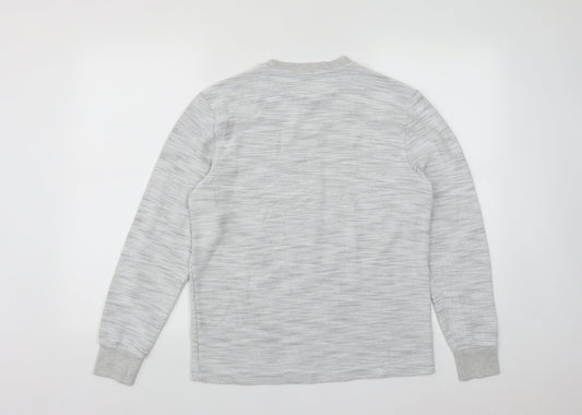 Primark Mens Grey  Cotton Pullover Sweatshirt Size S